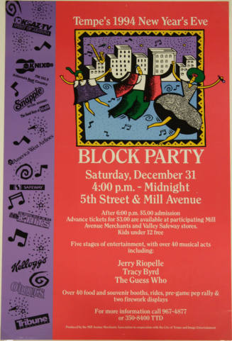 Poster-Tempe's New Years Eve Block Party