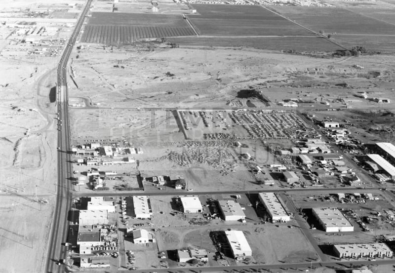 Aerial photograph of McClintock Drive