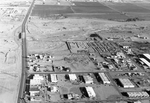 Aerial photograph of McClintock Drive