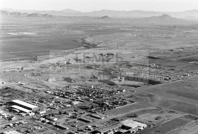 Aerial Photo of Tempe and Salt River