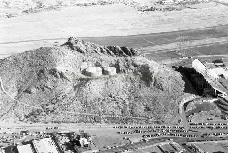 A Mountain with edge of Sun Devil Stadium