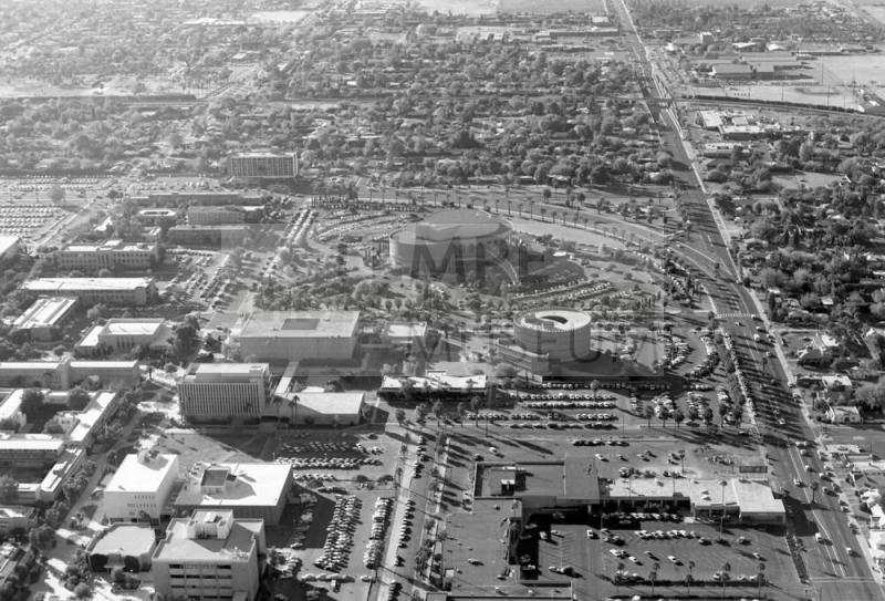 Aerial of ASU Gammage Auditorium