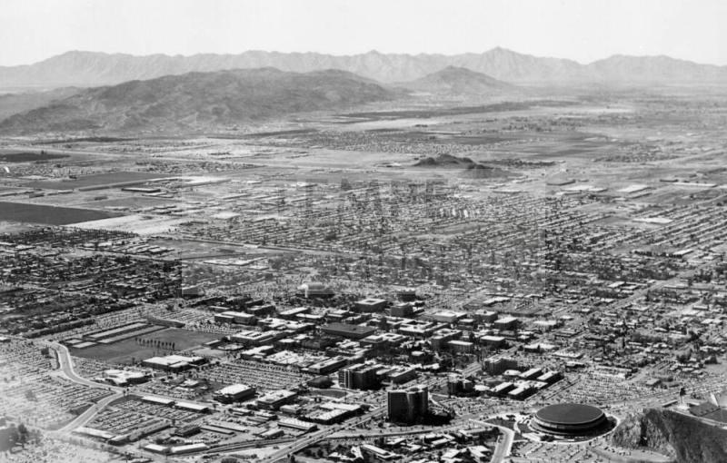 Aerial View of the City of Tempe