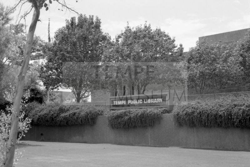 Tempe Public Library Sign