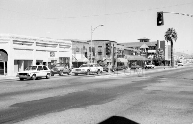 Businesses on Mill Avenue, Tempe, Arizona