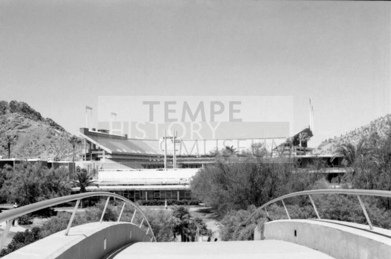 Sun Devil Stadium from top of Pedestrian Arch