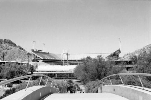 Sun Devil Stadium from top of Pedestrian Arch