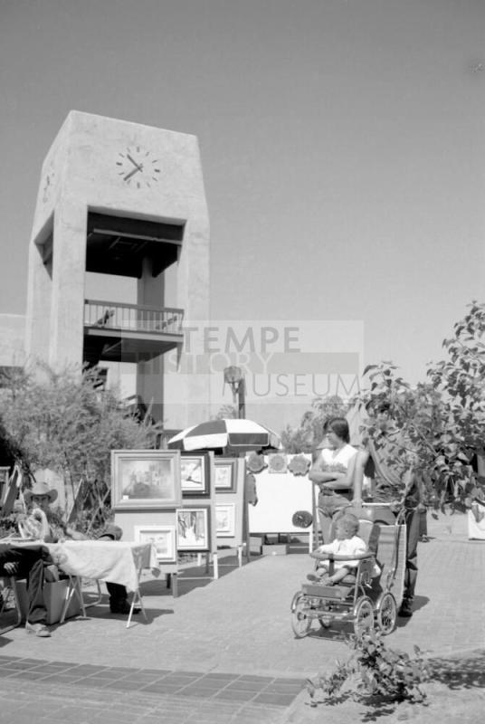 America West Airlines clock tower