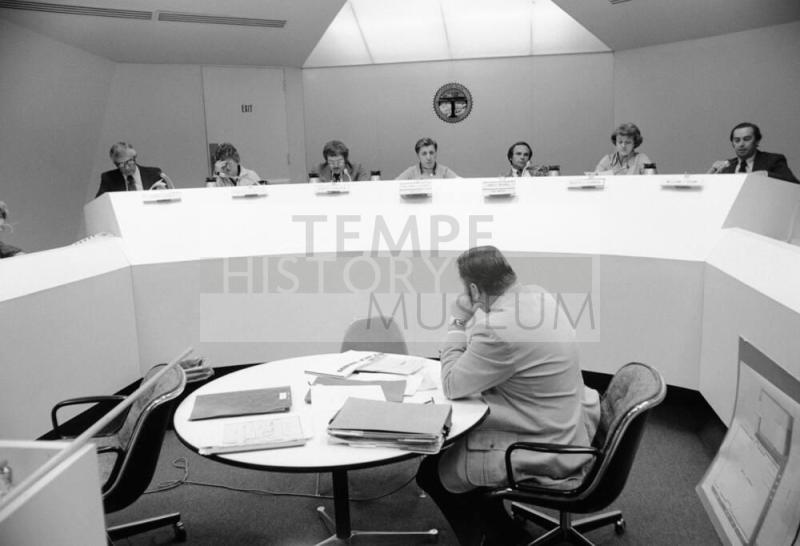 Tempe City Council meeting with Mayor Lopiano