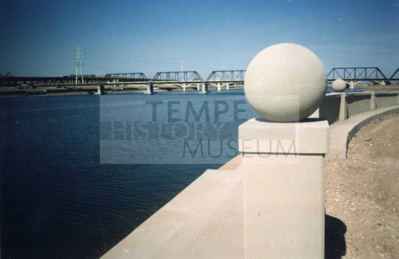 Tempe Town Lake 1999 from New Concrete Side