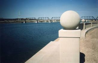 Tempe Town Lake 1999 from New Concrete Side