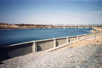 Tempe Town Lake 1999- Facing Railroad Bridge