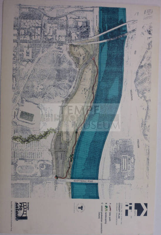 Rio Salado Southbank, Mill to Scottsdale Rd Concept of Secondary Transportation