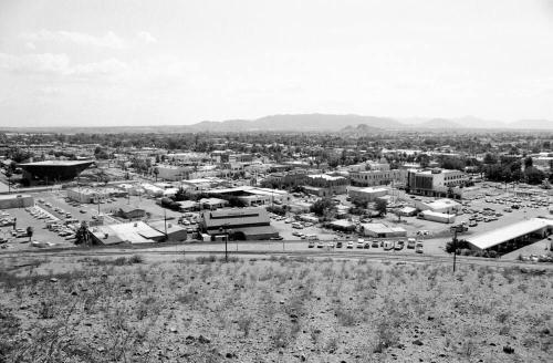 Looking southwest from Hayden Butte