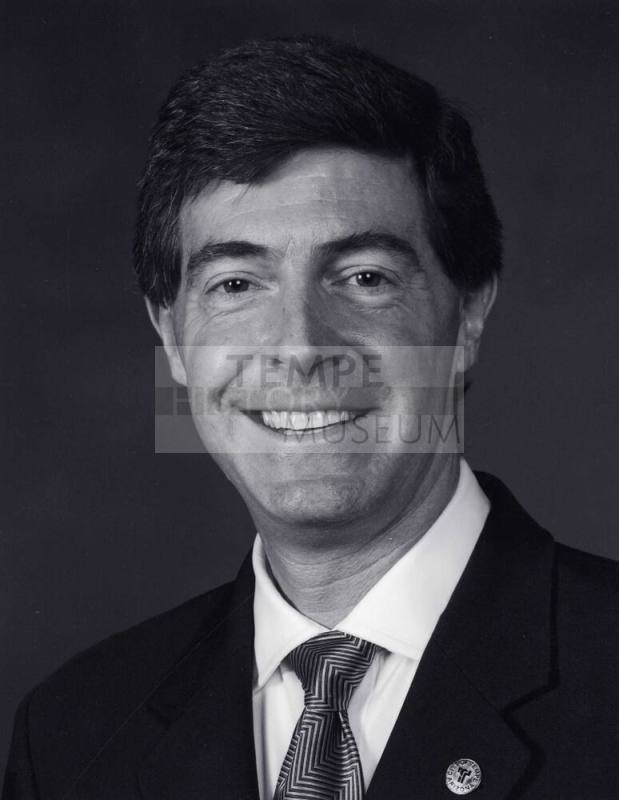 Portrait of Mayor Hugh Hallman