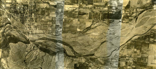 Aerial Photograph of Tempe and the Salt River