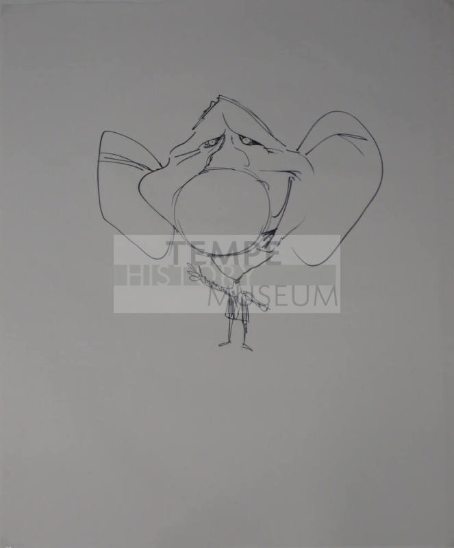 Cartoon - Caricature of Ross Perot