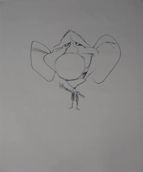 Cartoon - Caricature of Ross Perot
