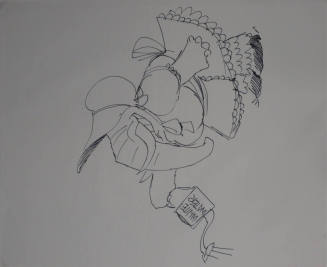 Cartoon - Republican Elephant, White Water