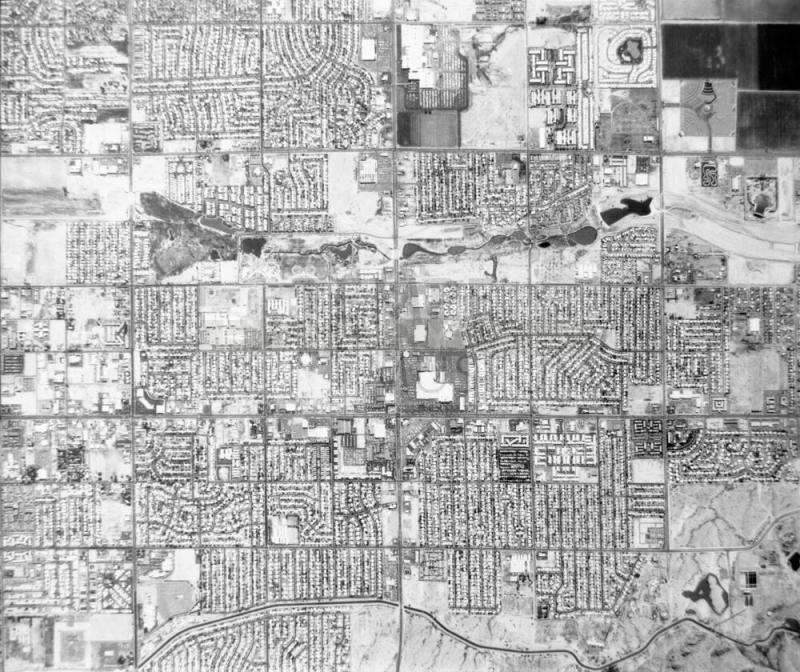 Aerial photograph of North Tempe and Scottsdale