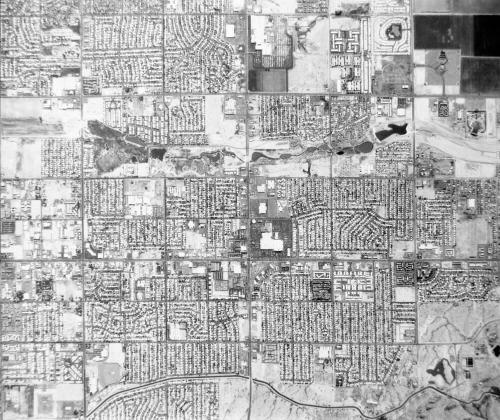 Aerial photograph of North Tempe and Scottsdale