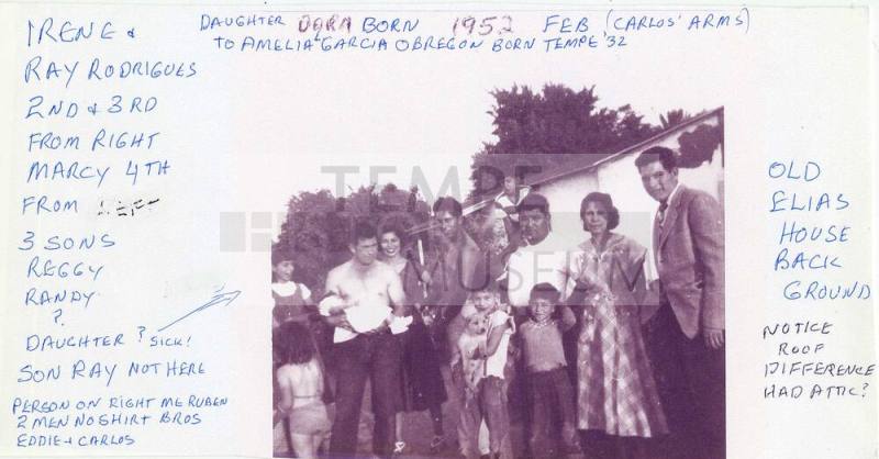 Rodriguez Family at Elias Rodriguez House