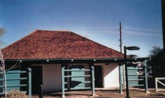The back of the Elias-Rodriguez House after Restoration