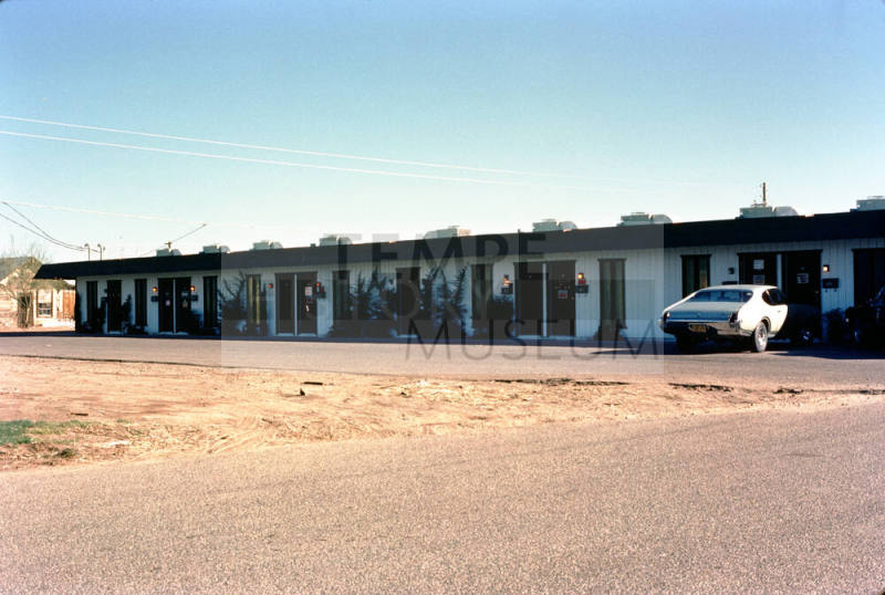 Old motel possibly used as part of a massage parlor