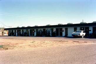 Old motel possibly used as part of a massage parlor