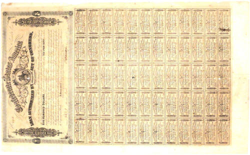Bond - Confederate States of America for $500