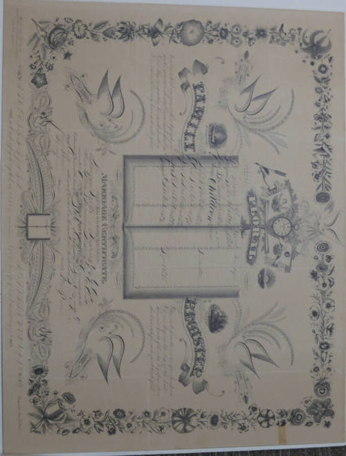 Certificate - Floral Family Certificate