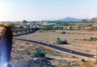 Rio Salado Parkway, Mill Avenue Bridge, and the Salt River