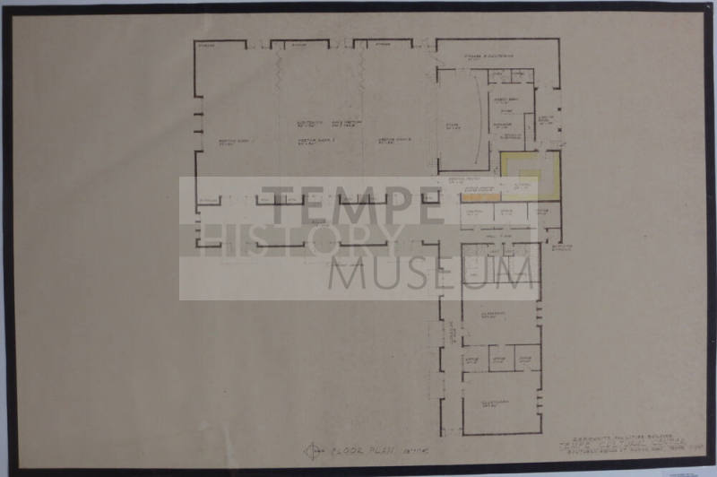 Floor Plan for Tempe Cultural Center