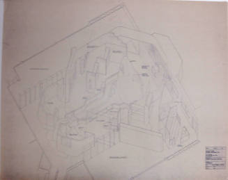 Axonometric Drawing of Tempe Historical Museum