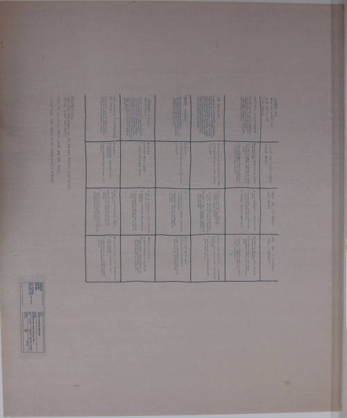Chart - Table for Dam/River/Canal Exhibit