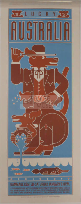 Poster-Lucky Australia- Gammage Center