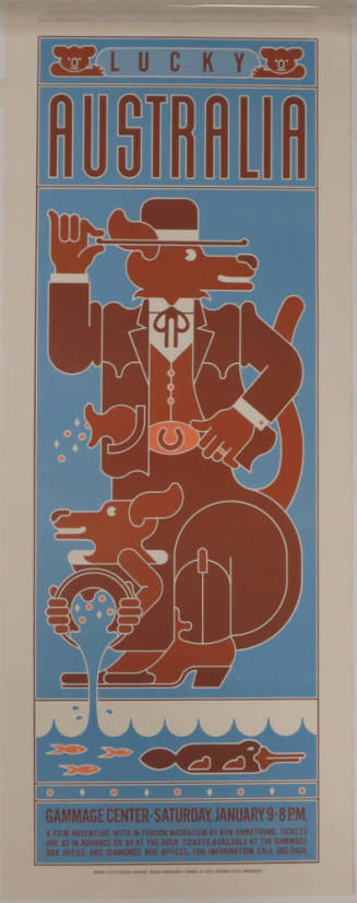 Poster-Lucky Australia- Gammage Center