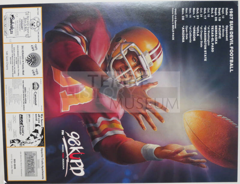Poster-1987 Sun Devil Football
