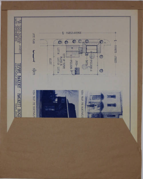 Blueprint - Tempe Bakery/Hackett House