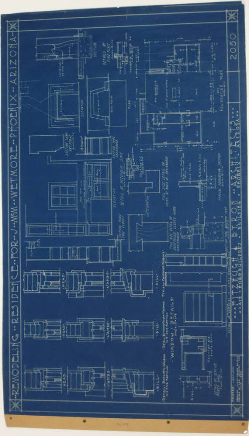 Blueprints-Remodeling of J. Wetmore Home