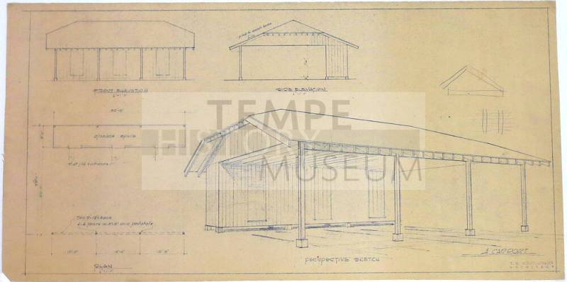 Blueprint - Carport Plan