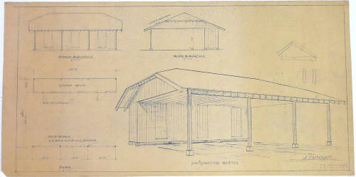 Blueprint - Carport Plan