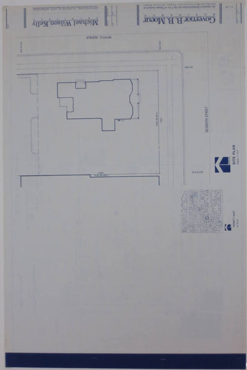 Site Plan - Governor B.B. Moeur House