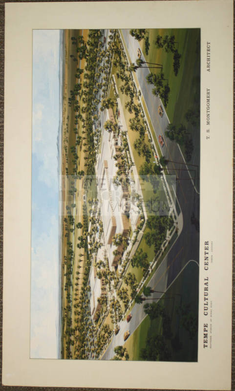 Painted Rendering-Tempe Cultural Center