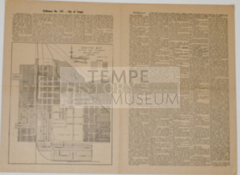 Zoning Map and Ordinance Text -Tempe