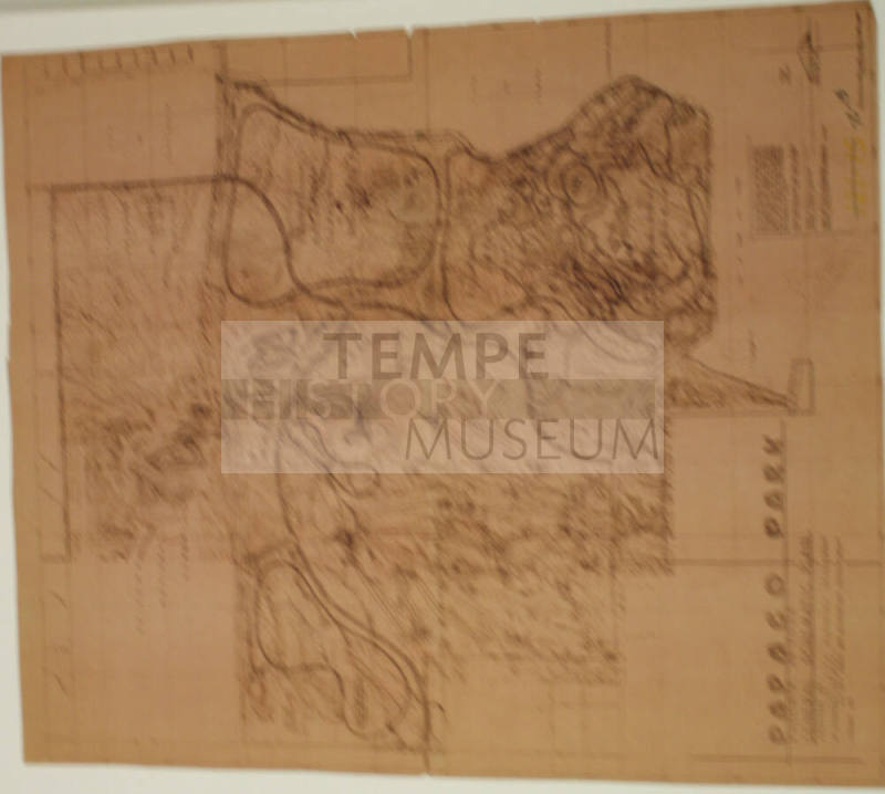 Topographical Map of Papago Park