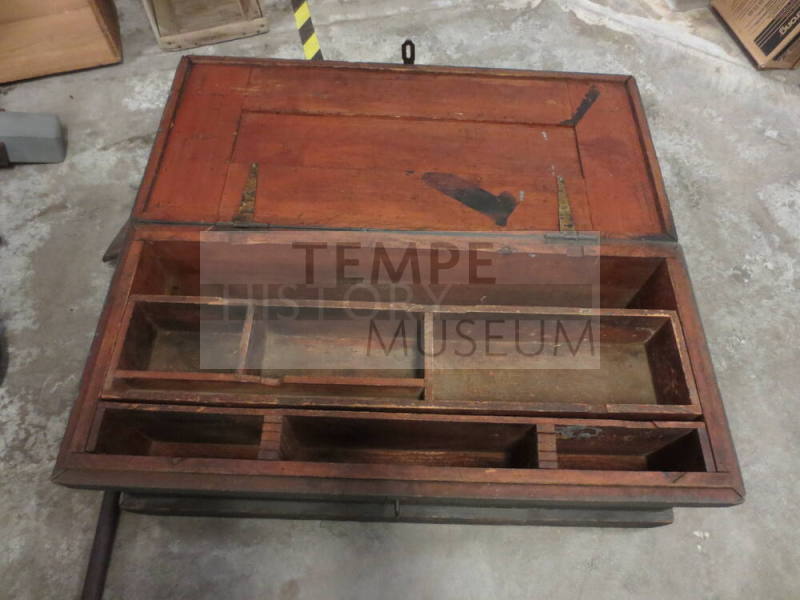 Wooden carpenter's chest