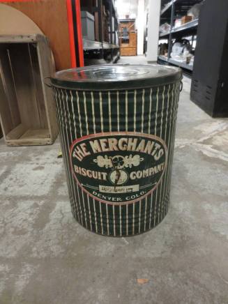 Merchants Biscuit Co Tin