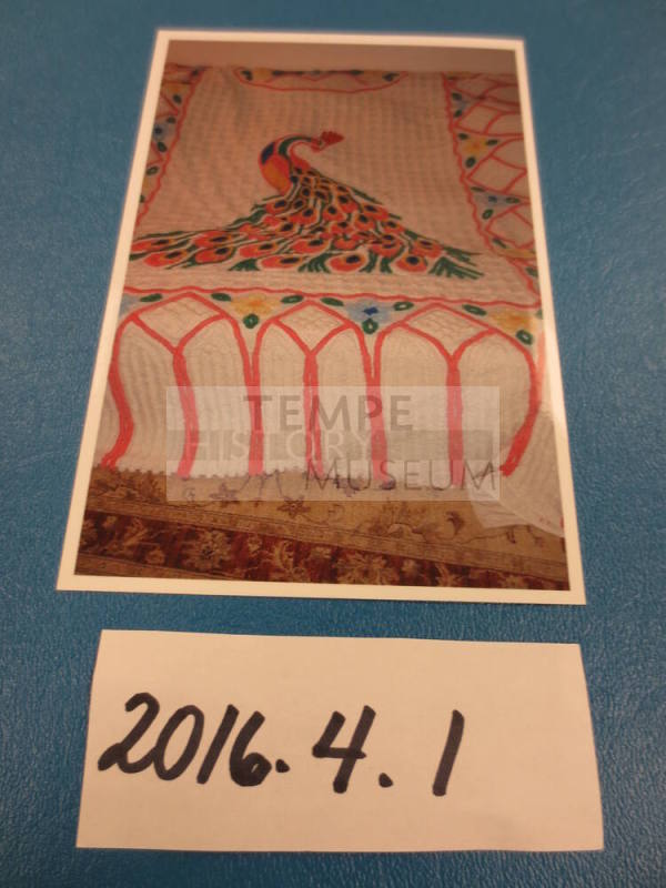 Bedspread, Peacock Chenille