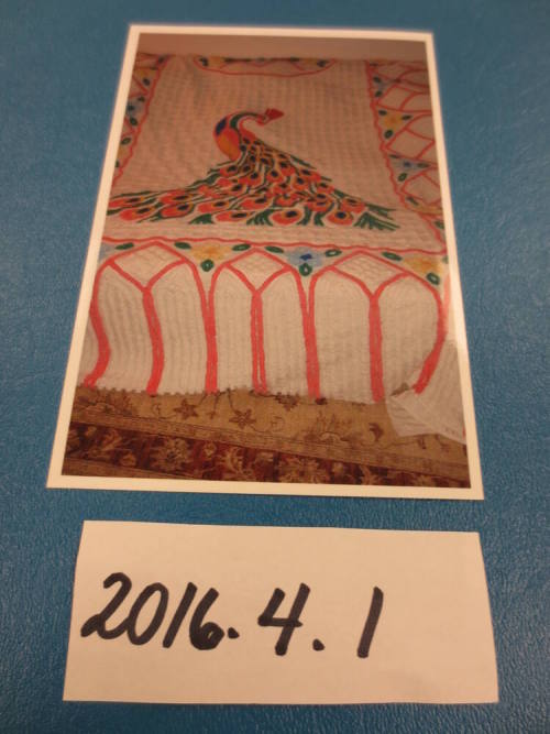 Bedspread, Peacock Chenille
